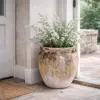 Aged Rustic Ceramic Pot