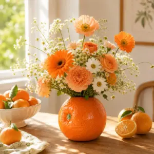 Handmade Ceramic Fruit-Shaped Decorative Vase
