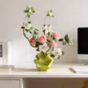 Wavy Green Ceramic Vase