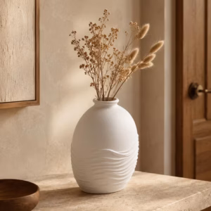 Coastal Wave Textured Vase