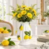 Lemon Relief Porcelain Vase
